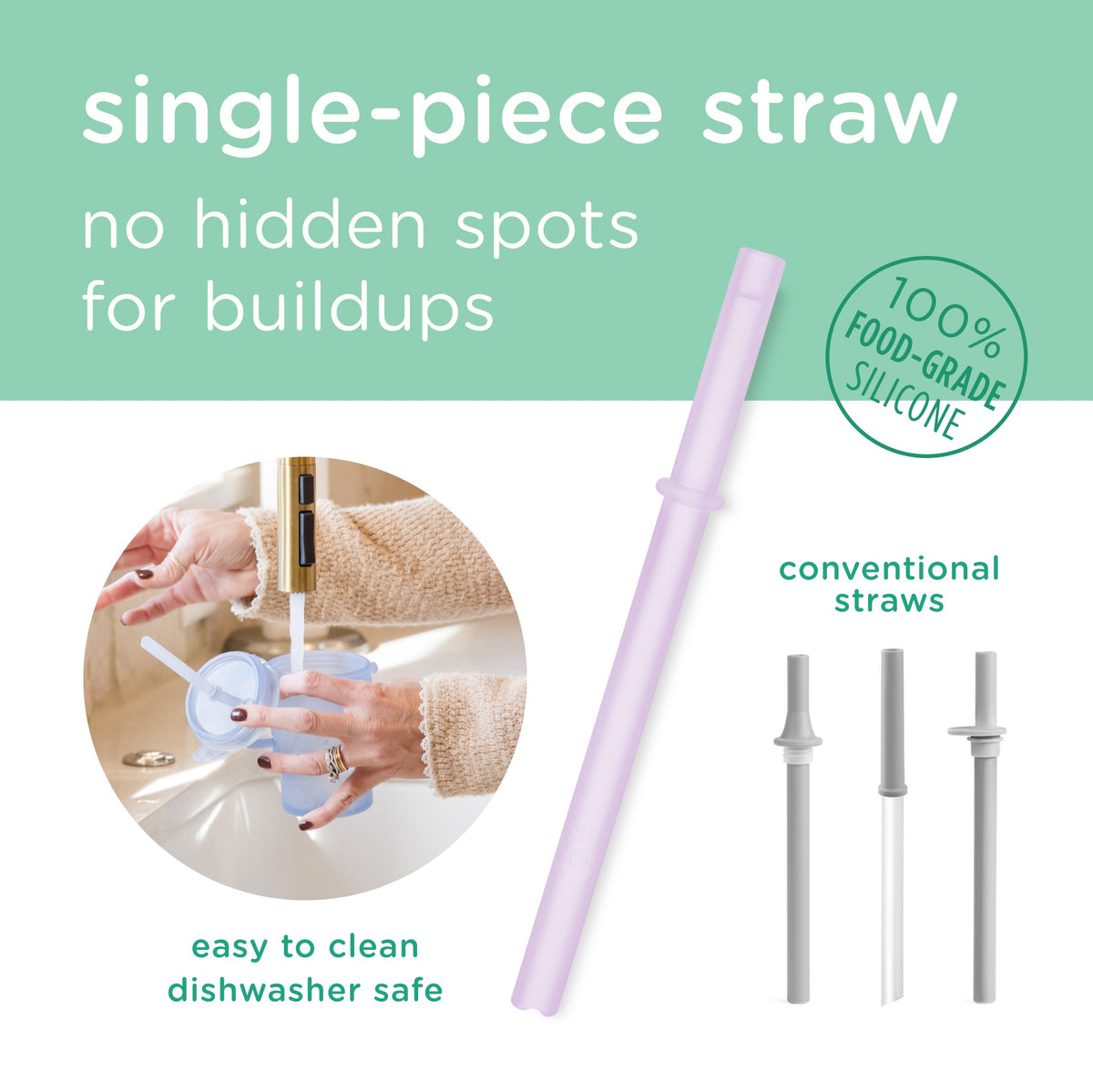 Kids Silicone Tumbler with Straw Lid, 12 Months+ (11oz)