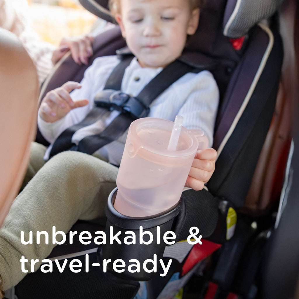 Kids Silicone Tumbler with Straw Lid, 12 Months+ (11oz)