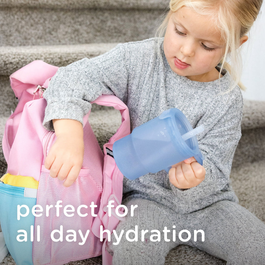 Kids Silicone Tumbler with Straw Lid, 12 Months+ (11oz)