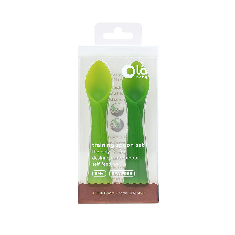 Silicone Infant Spoons for Baby-Led Weaning (2-Pack)