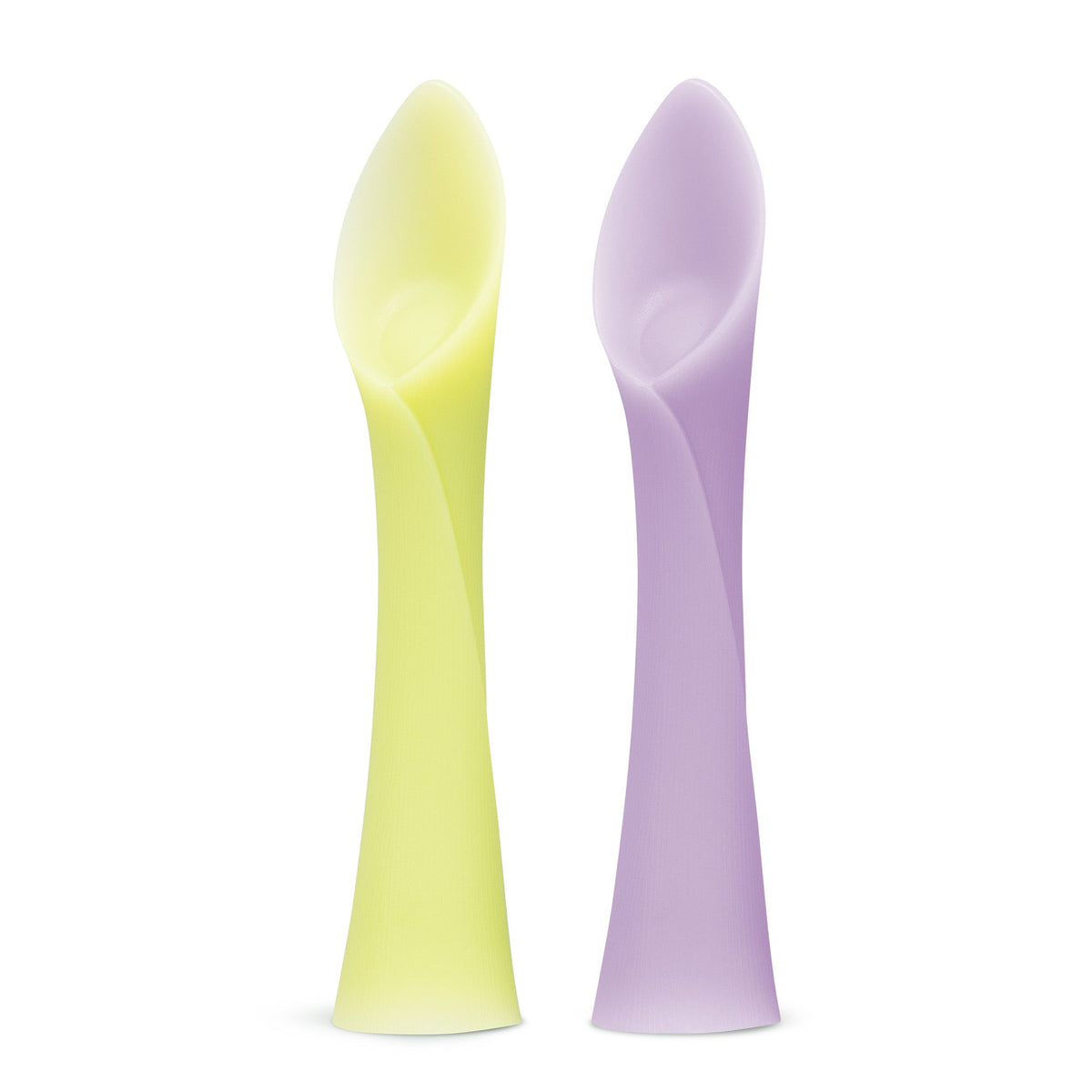 Silicone Infant Spoons for Baby-Led Weaning (2-Pack)