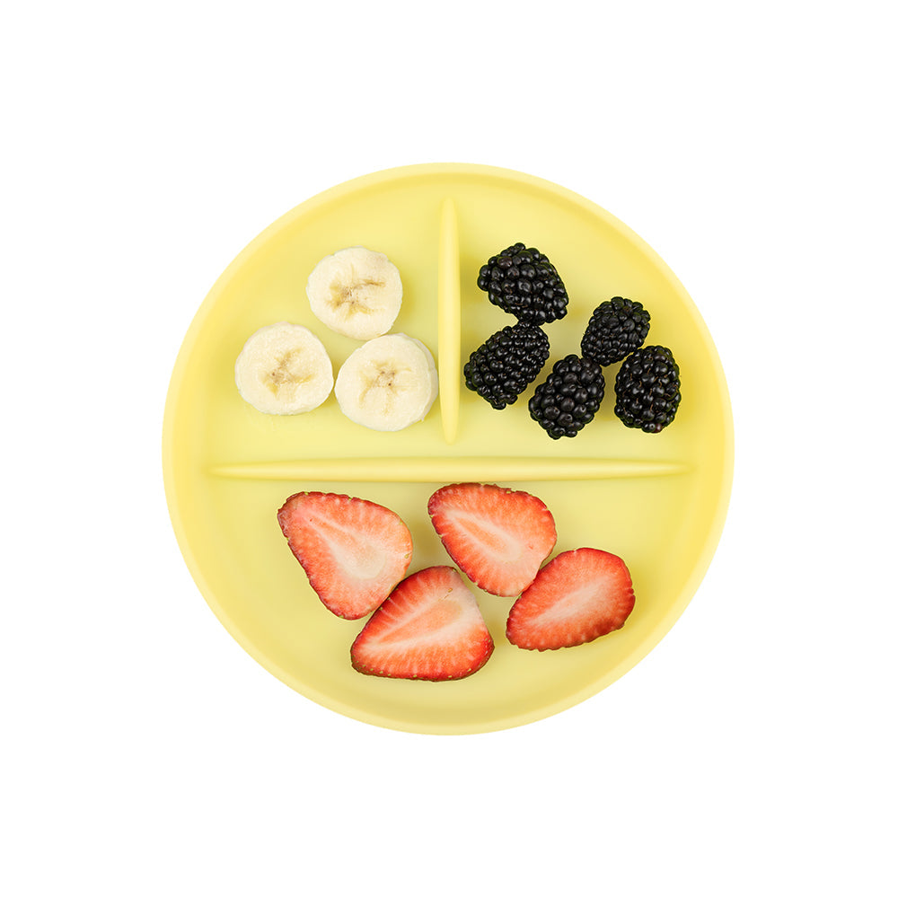 Silicone Suction Plate for Babies, Divided, 6 Months+