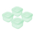 Silicone Baby Food Storage Containers, Freezer-Safe (4-Pack)