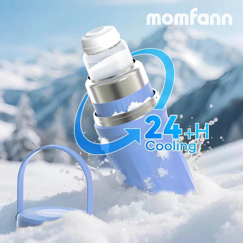 Momfann 24-Hour Portable Breast Milk Cooler for Travel