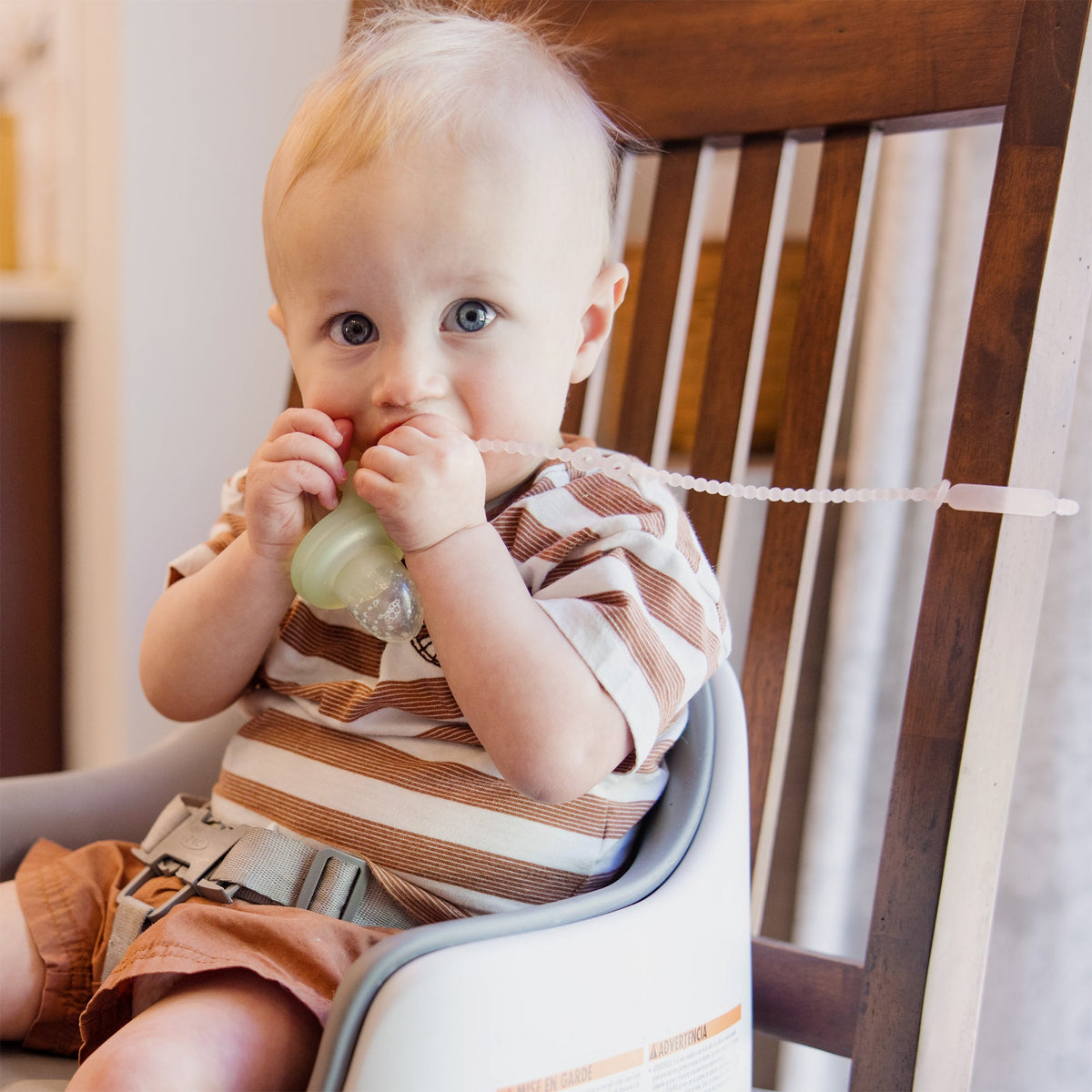 Silicone Toy Strap for Stroller and High Chair, Adjustable