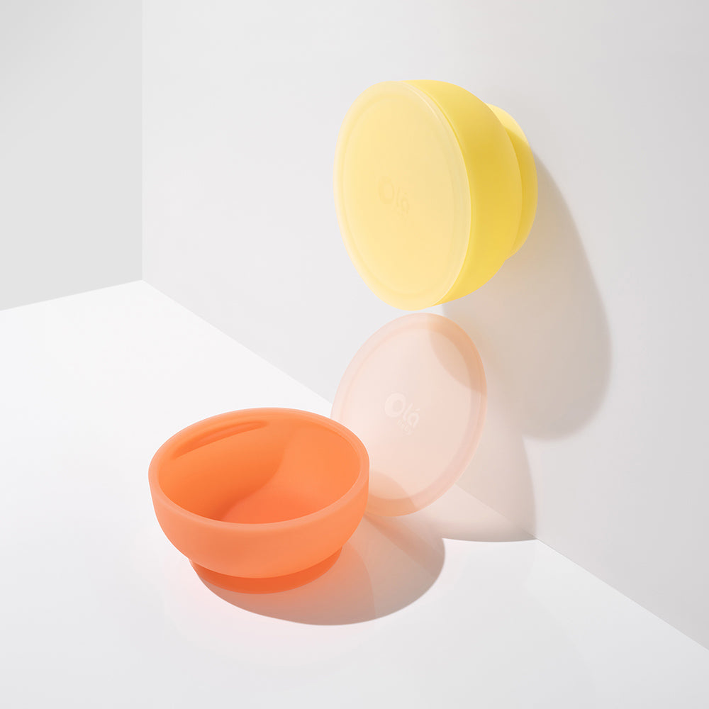 Silicone Suction Bowl with Lid for Babies, 6 Months+