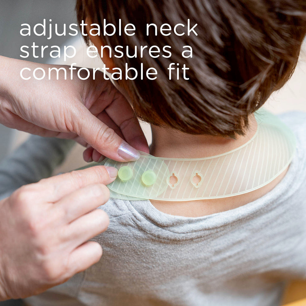 Silicone Bib with Pocket, Waterproof, Adjustable, 6 Months+