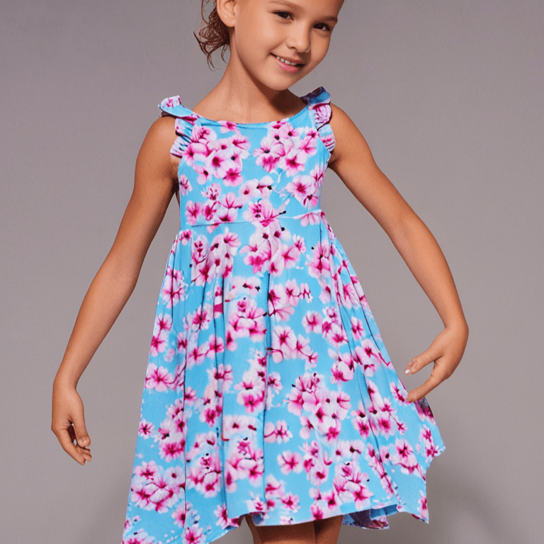 Cherry Blossom Racerback Dress
