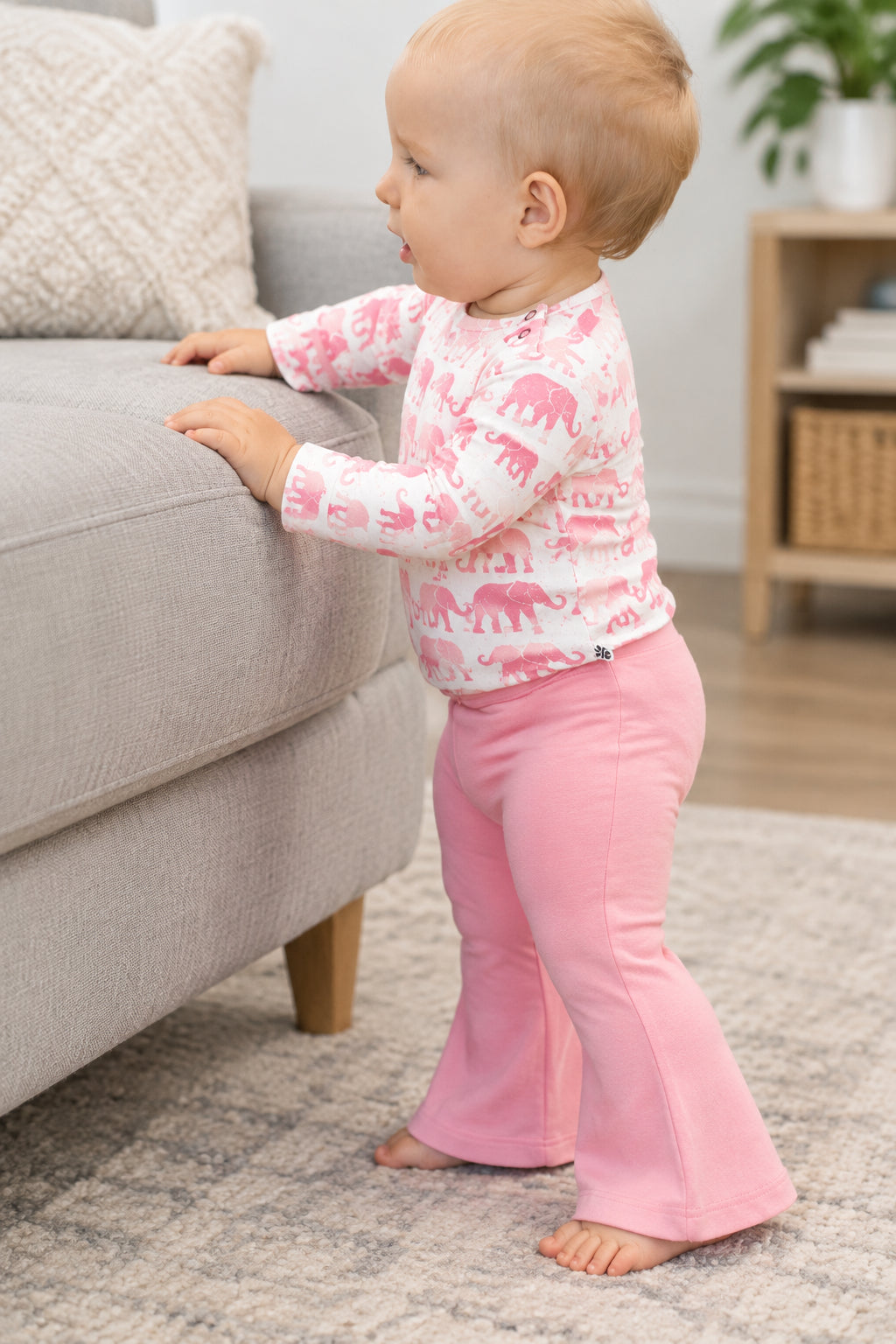 Candy Pink Flare Legging