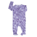 Mushroom Floral Ruffle Footie