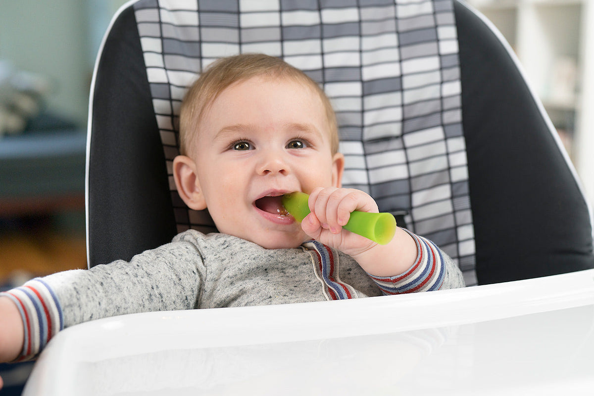 Silicone Infant Spoons for Baby-Led Weaning (2-Pack)